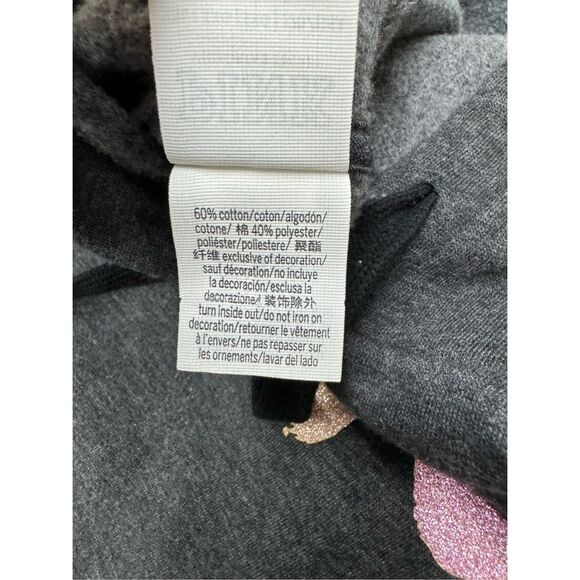 PINK Victoria’s Secret 3/4 Sleeve Dark Grey Hoodie Dress Size XXL - Picture 6 of 8